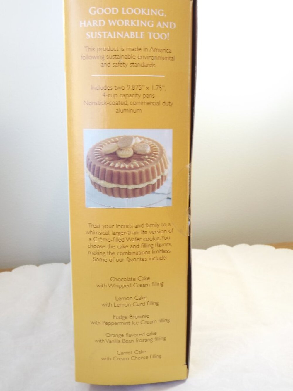 Nordic Ware Silver Cookie-Shaped Cake Pan Set - Picture 9 of 11